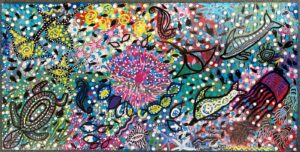 Painted by Artist Alison Day & Children and Families of HIPPY Warrawong