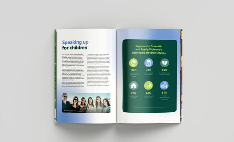 2023 Barnardos Annual Review pages