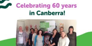 Celebrating 60 years in Canberra