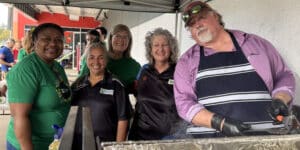 Australian Mutual Foundation held a Bunning BBQ for Barnardos Australia Yurungai Bus